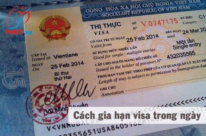 gia hạn visa cho người nước ngoài