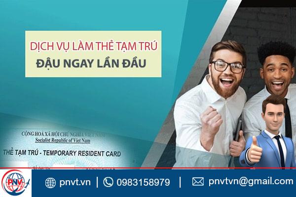 thẻ tạm trú người nước ngoài