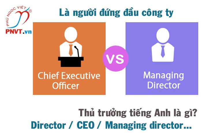 thủ trưởng tiếng anh là gì